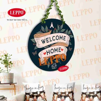 Wall Hanging - Welcome to Sweet Home Wall Hanging Decorative item for Home Decoration Floral Flower